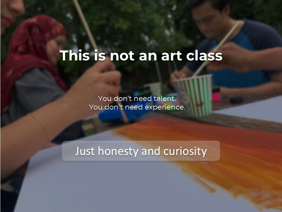 Studio scene capturing the creative atmosphere