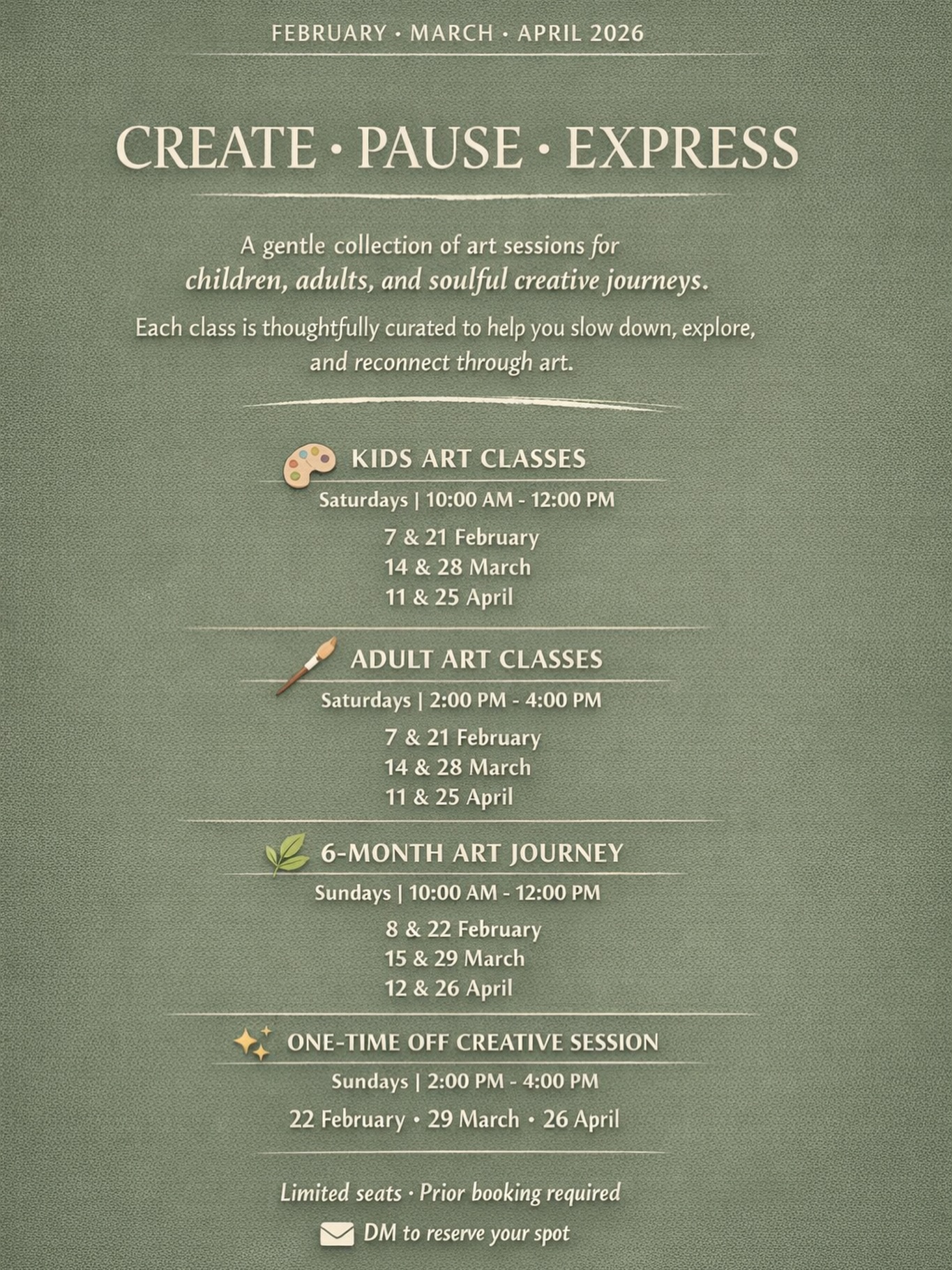 Moly's Creative Arts studio — a serene creative space with warm lighting, cozy cushion lounge, and art supplies in Desa Aman Puri Park, Kuala Lumpur